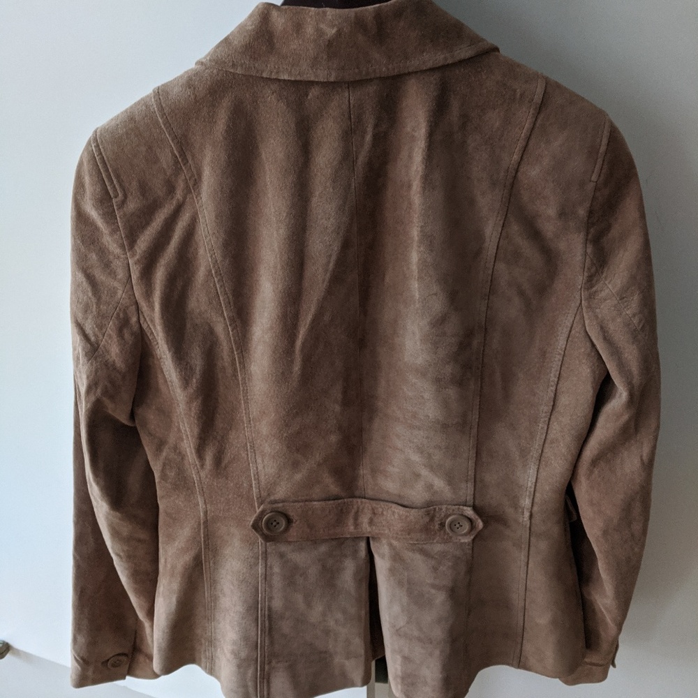 Ann Taylor tan suede jacket